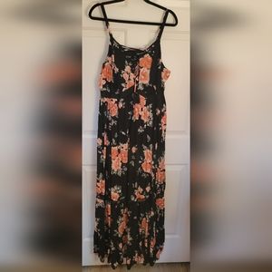 Torrid floral maxi dress size 2 plus size